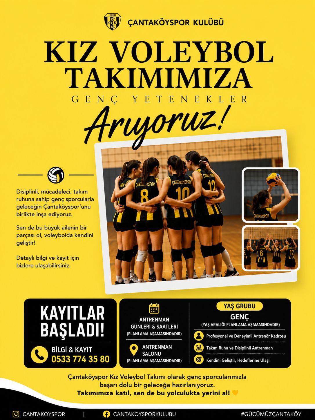 Kız Voleybol Takımımız kuruldu
